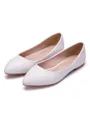 Women's PU Closed Toe Flat Heel Flat Shoes
