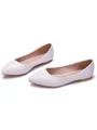 Women's PU Closed Toe Flat Heel Flat Shoes