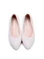 Women's PU Closed Toe With Pearl Flat Heel Flat Shoes