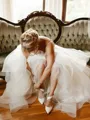Women's PU With Ankle Strap Closed Toe Chunky Heel Wedding Shoes