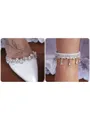 Women's PU With Rhinestone Closed Toe Chunky Heel Wedding Shoes