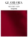 Silk Like Satin Fabric Color Swatch