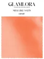 Silk Like Satin Fabric Color Swatch