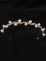 Fashionable Alloy With Imitation Pearl Tiaras