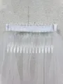 Graceful Tulle Two Tier Elbow Wedding Veils