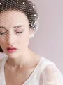 One-tier Birdcage Veils With Imitation Pearls