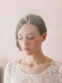 One-tier Cut Edge Birdcage Veils