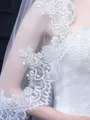 Graceful Tulle With Lace Wedding Veils