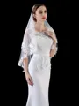 Elegant Tulle With Applique Wedding Veils