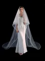 Fancy Tulle Two-Tier Cathedral Bridal Veils
