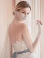 Elegant Tulle One-Tier Waltz Bridal Veils With Crystal/Imitation Pearl