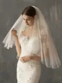 Brilliant Tulle Two-Tier Elbow Bridal Veils