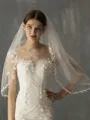 Beautiful Tulle Two-Tier Elbow Bridal Veils