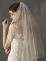 Charming Tulle One-Tier Elbow Bridal Veils