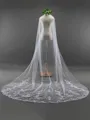 Fancy Tulle With Lace Long Wedding Veils