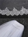 Fashion 2 Layer Tulle With Lace Long Wedding Veils