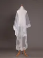 Pretty Tulle With Lace Long Wedding Veils