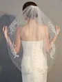 Fancy Tulle With Lace Wedding Veils