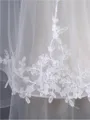Graceful 2 Layer Tulle With Lace Wedding Veils