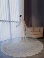 Luxurious Tulle With Lace Long Wedding Veils