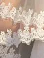 Trending 2 Layer Tulle With Lace Wedding Veils