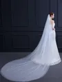 Brilliant 2 Layer Tulle Long Wedding Veils