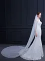 Brilliant 2 Layer Tulle Long Wedding Veils