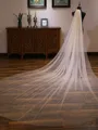 Charming Tulle One-Tier Cathedral Bridal Veils With Sequins