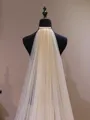 Charming Tulle One-Tier Cathedral Bridal Veils With Sequins
