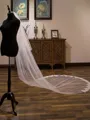 Delicate Tulle Two-Tier Cathedral Bridal Veils With Applique
