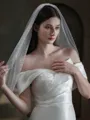 Delicate Tulle One-Tier Elbow Bridal Veils