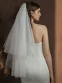 Pretty Tulle Two-Tier Elbow Bridal Veils