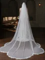 Stunning Tulle One-Tier Cathedral Bridal Veils