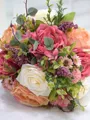 Beautiful Free-Form Silk Flower Bridal Bouquets