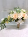 Delicate Cascade Silk Flower Bridal Bouquets