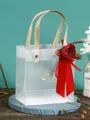 Delicate PVC With Flower Gift Bags