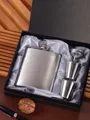 Groomsmen Gifts-Simple Stainless Steel Flask