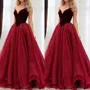 Ball-Gown Princess Sweetheart Stunning Sleeveless Floor-Length Tulle Prom Dress