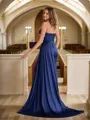 Sheath/Column Sweetheart Bodycon Sleeveless Floor-Length Silk like Satin Prom Dresses