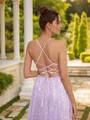 A-line Spaghetti Straps Timeless Sleeveless Floor-Length Prom Dresses