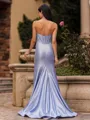 Magnificent Sheath Halter Beading Sweep Train Corset Prom Dress