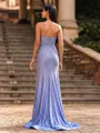 Fashion Sheath Straight Sequin Sweep Train Prom Dress