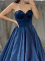 Magnificent A-line Sweetheart Ruffles Sweep Train Corset Prom Dress