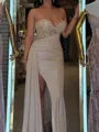 Stunning Sheath Sweetheart Appliques Lace Floor-Length Corset Prom Dress