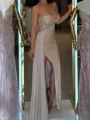 Stunning Sheath Sweetheart Appliques Lace Floor-Length Corset Prom Dress