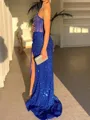 Hot Sheath Straight Sweep Train Corset Evening Dress