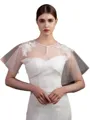 Charming Tulle With Lace Wedding Wraps