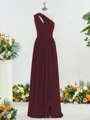 Perfect A-line One-Shoulder Jersey Bridesmaid Dress With Slit