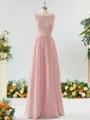 A-line Square Charming Chiffon Bridesmaid Dress With Applique