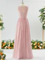 A-line Square Charming Chiffon Bridesmaid Dress With Applique